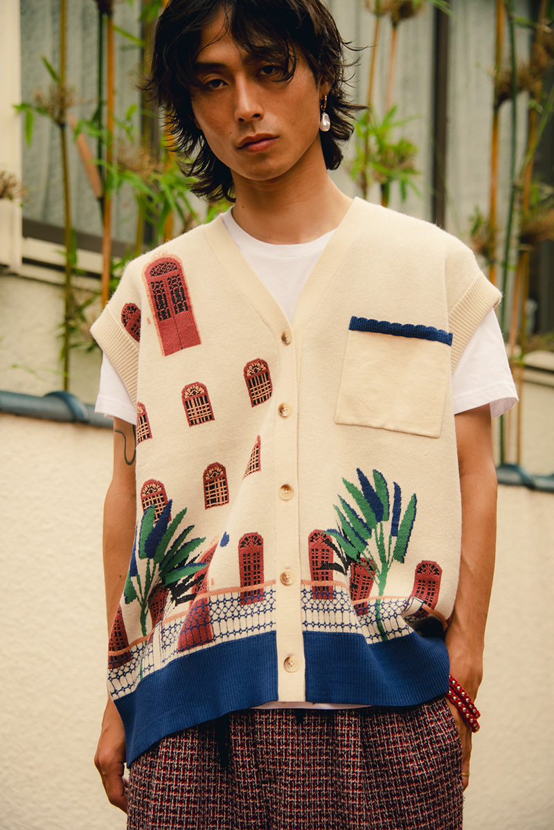 [Empty Cones] Morocco Coco Sleeveless Cardigan