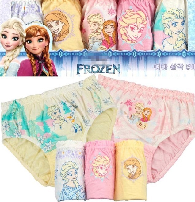 2024款 Frozen 女童內褲5條裝