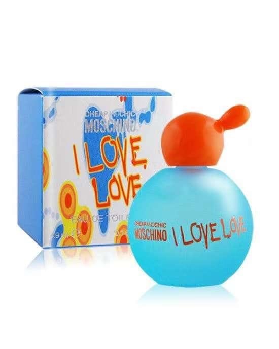 (現貨) MOSCHINO I LOVE LOVE EDT 我愛霧仙濃香水Q版4.9mL
