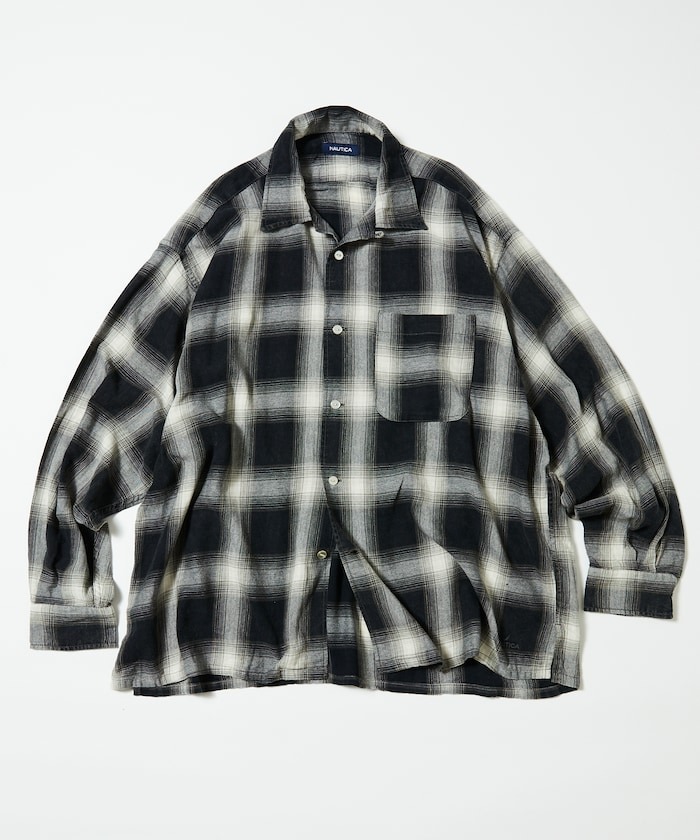 2024AW NAUTICA Washed Ombre Check L/S Shirts 格紋 襯衫 長袖 現貨