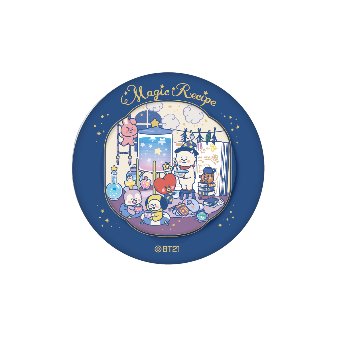 宇宙明星BT21 / M⌃G KIK 磁吸指環支架 - Magic Recipe