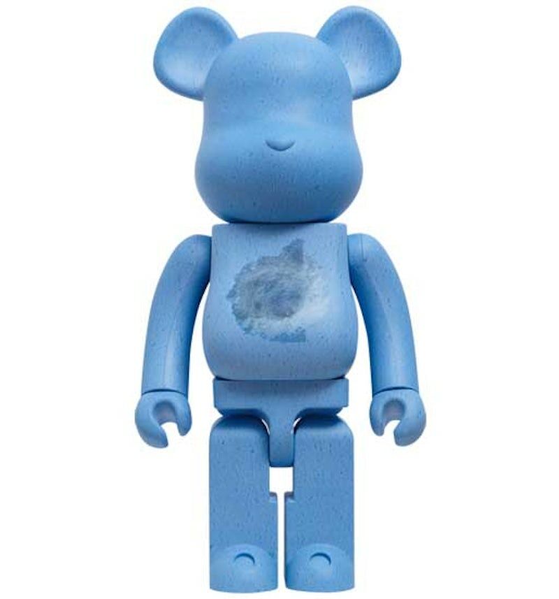 BE@RBRICK Snarkitecture BLACKRAINBOW Blue Version 1000%