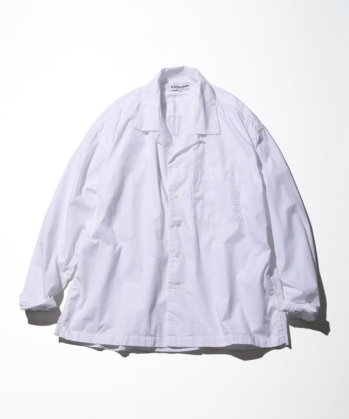 2024AW CAHLUMN Magazine Pocket Broadcloth Open Collar Shirt 長袖 襯衫 現貨