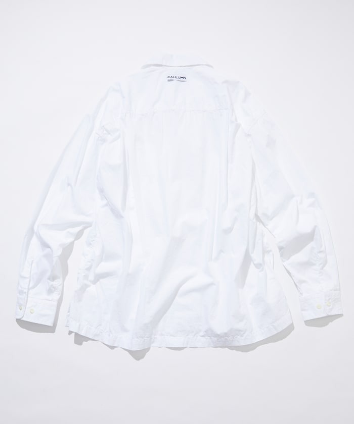 2024AW CAHLUMN Magazine Pocket Broadcloth Open Collar Shirt 長袖 襯衫 現貨