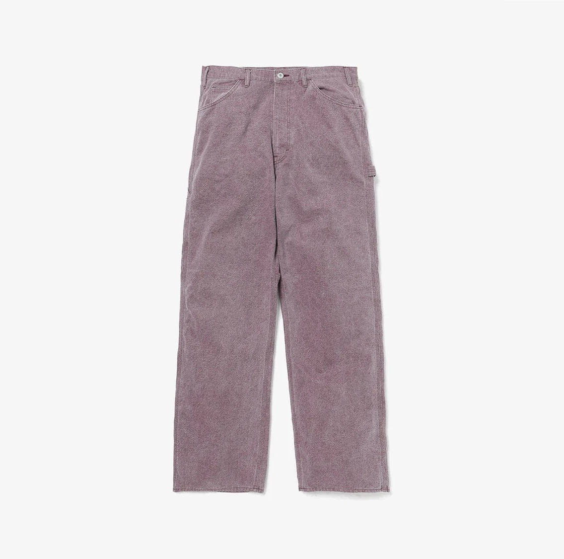 AURALEE 2024 A/W WASHED ORGANIC CANVAS PANTS - PURPLE PRE ORDER ITEM (預訂中)