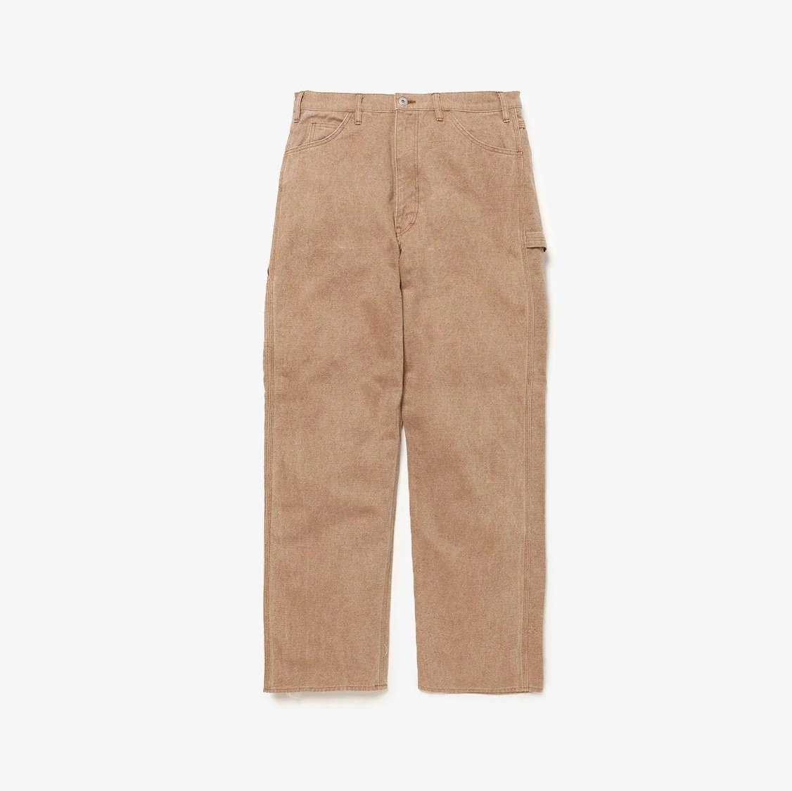 AURALEE 2024 A/W WASHED ORGANIC CANVAS PANTS - LIGHT BROWN PRE ORDER ITEM (預訂中)