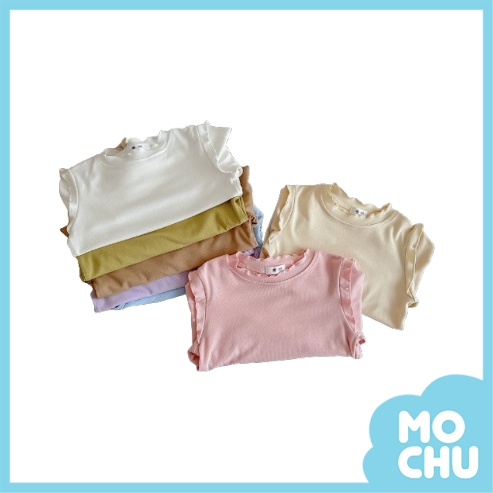 木耳邊舒棉上衣(七色)