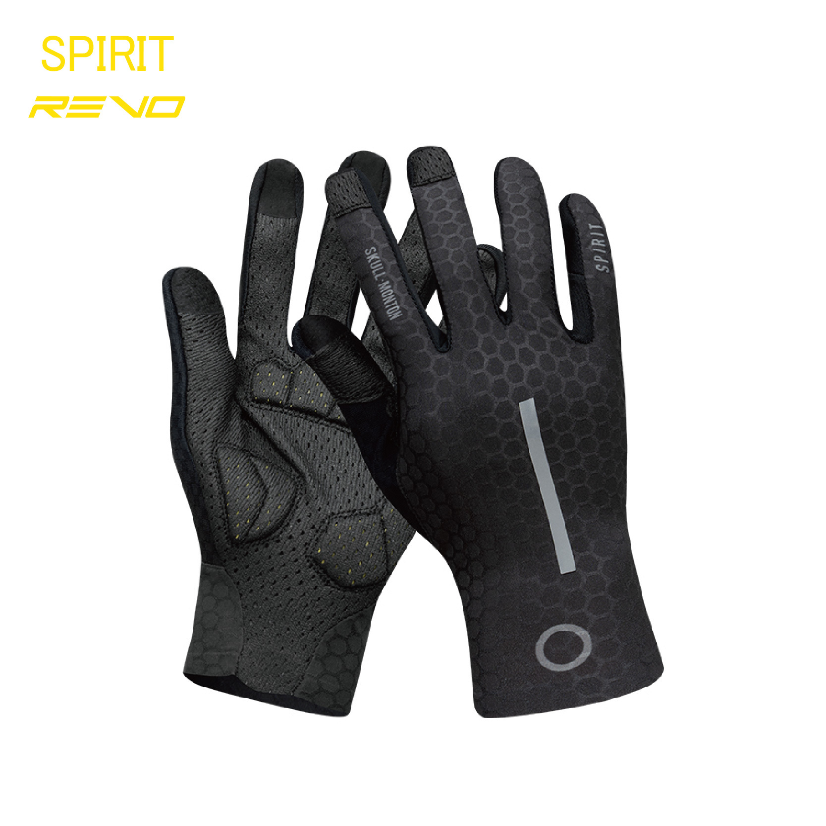 24.SPIRIT 黑色長指手套