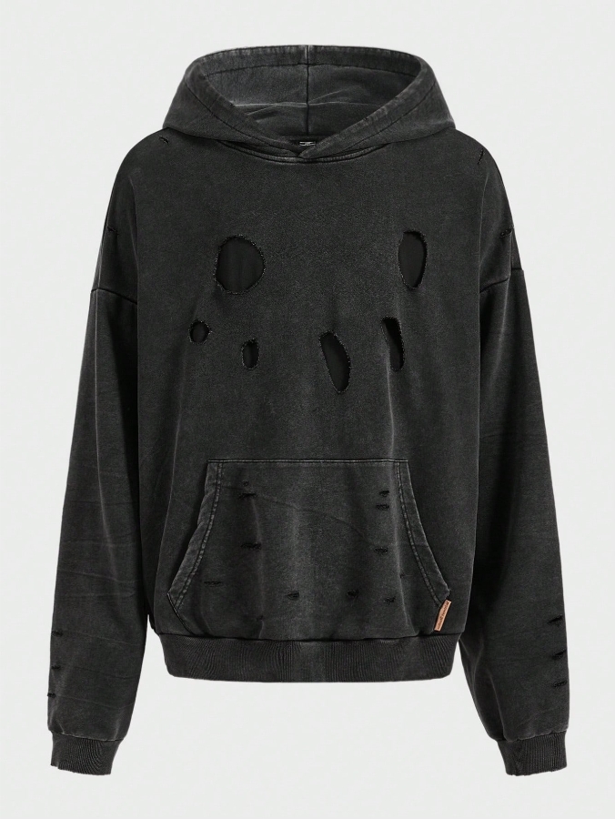 KADMAX大尺碼-秋冬長袖帽TEE〈CATW2473〉