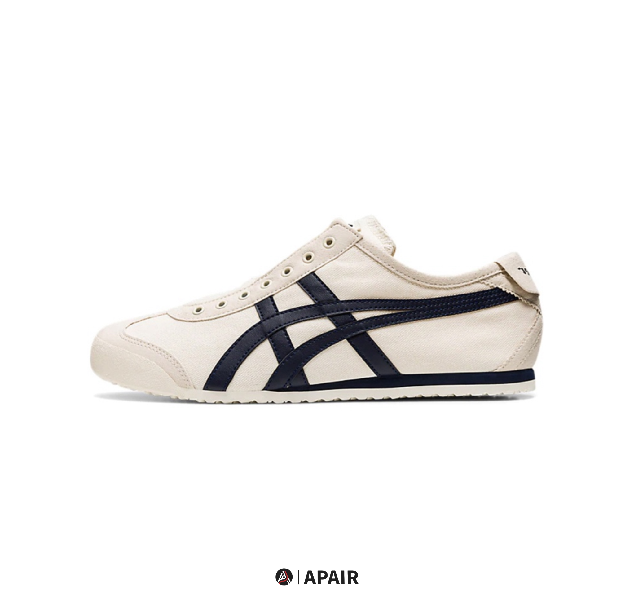【APAIR】預購 ONITSUKA TIGER MEXICO 鬼塚虎 懶人鞋 帆布鞋 無鞋帶 米白 1183A360-205