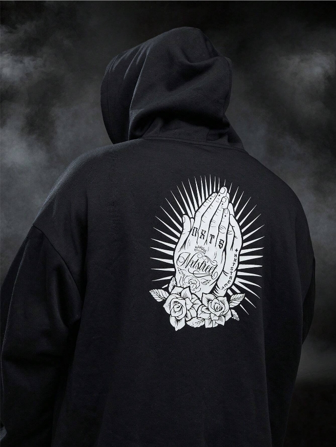 KADMAX大尺碼-秋冬長袖帽TEE〈CATW2474〉