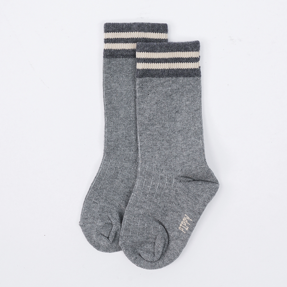 PIPPY 俏皮風跳色長襪 黃 綠.灰紫.灰