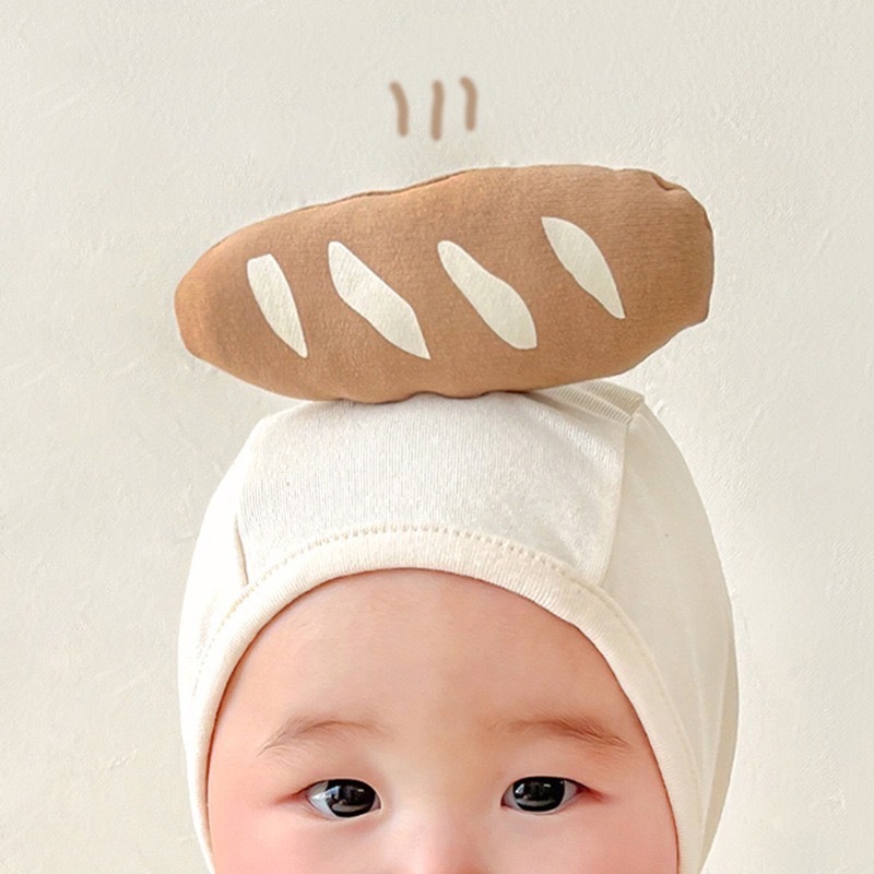 法棍麵包可愛包屁衣｜含帽