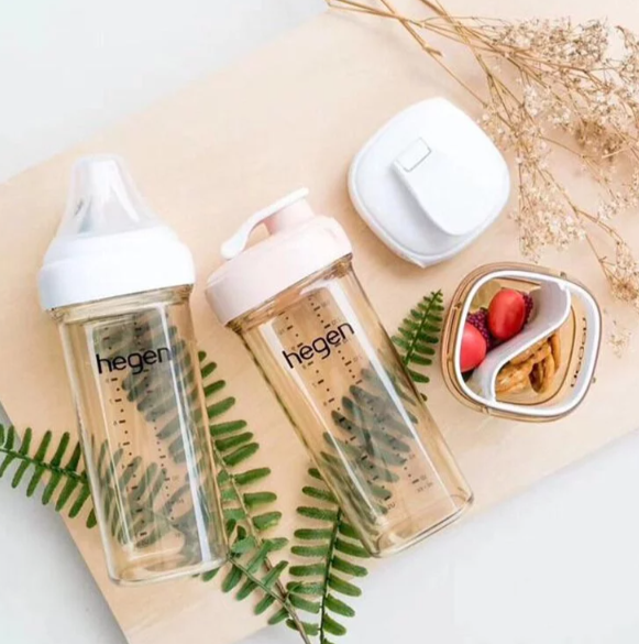 hegen PCTO™ 金色奇蹟PPSU多功能方圓型寬口奶瓶 330ml (雙瓶組)