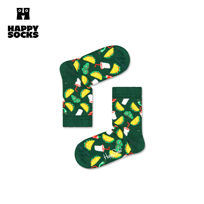 Happy Socks - 兒童襪(綠色水果)