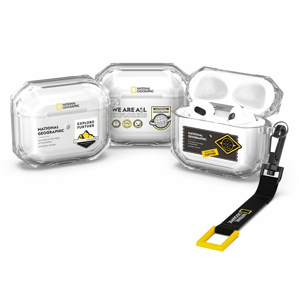 NatGeo｜國家地理 Wappen AirPods 系列 透明耳機保護殼