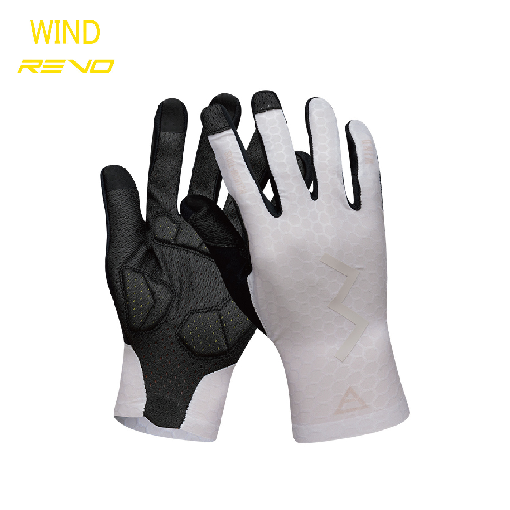 24.WIND 米白長指手套