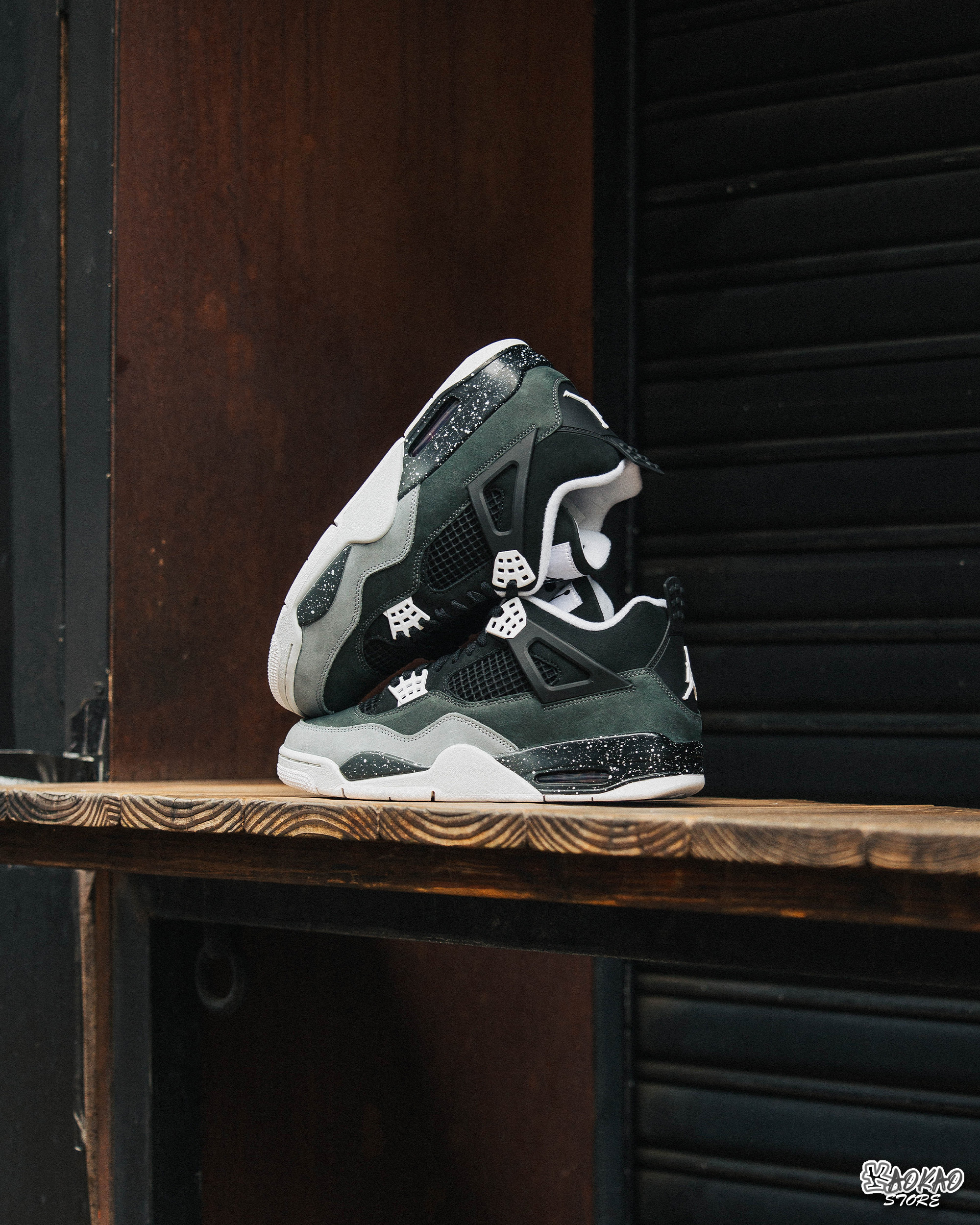 男女款 NIKE Air Jordan 4 "Fear" 2024 恐懼 黑白【FQ8138-002】【FQ2130-002】