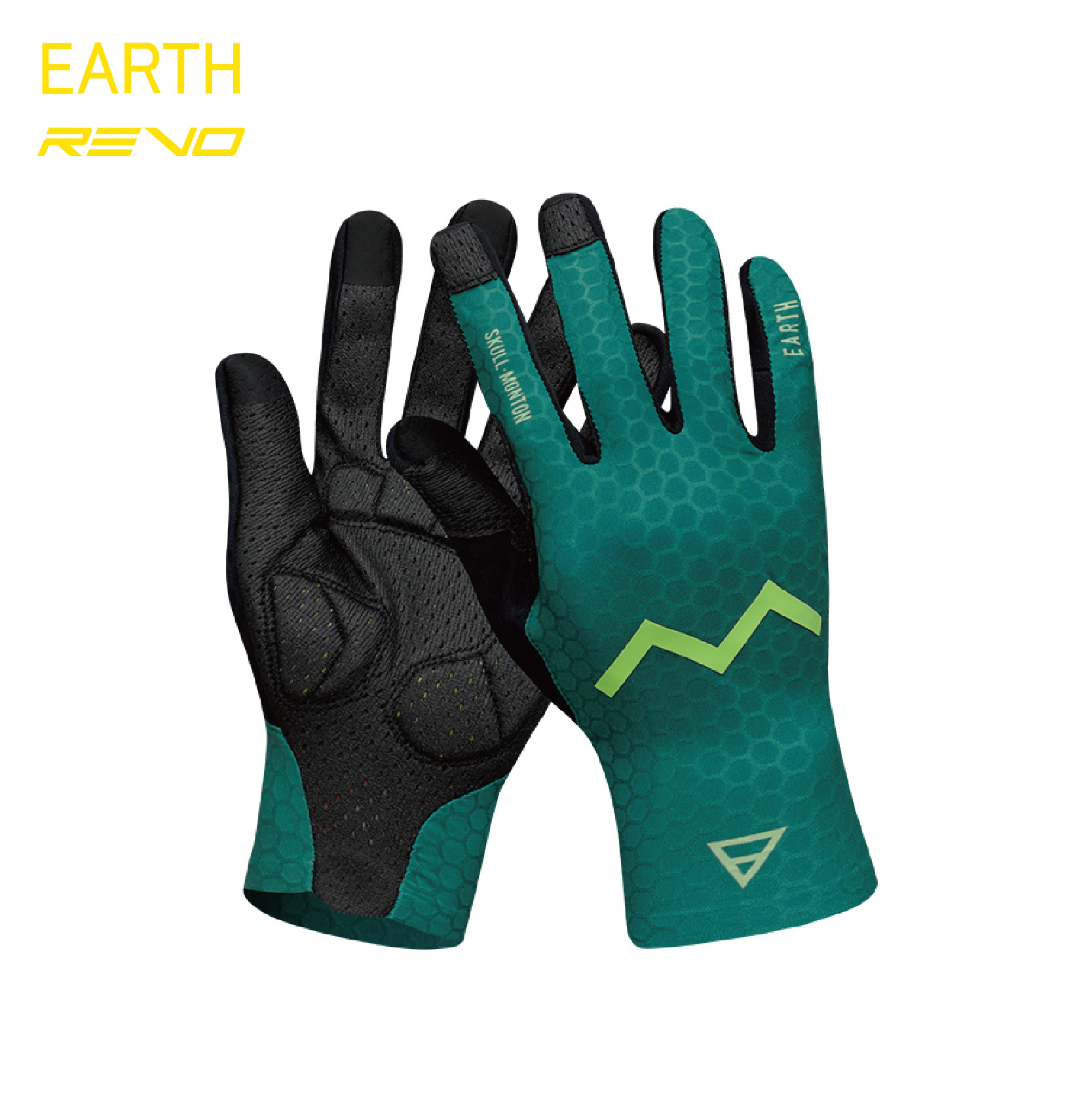 24.EARTH 綠色長指手套