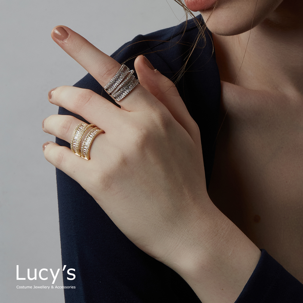 奢華光影 開口戒 (二色) (118752/118753)