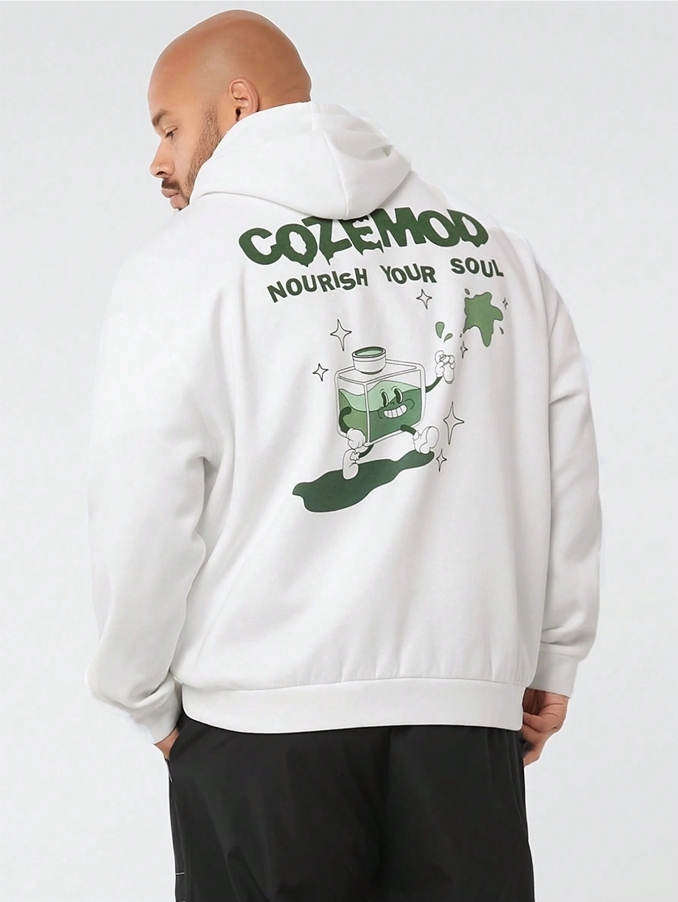 KADMAX大尺碼-秋冬長袖帽TEE〈CATW2479〉