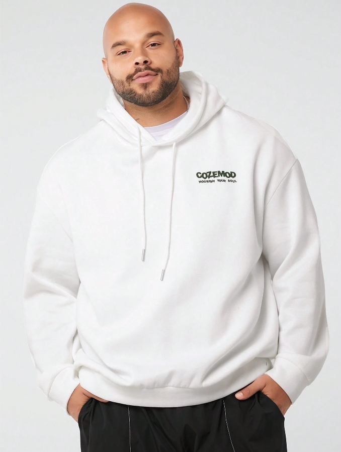 KADMAX大尺碼-秋冬長袖帽TEE〈CATW2479〉