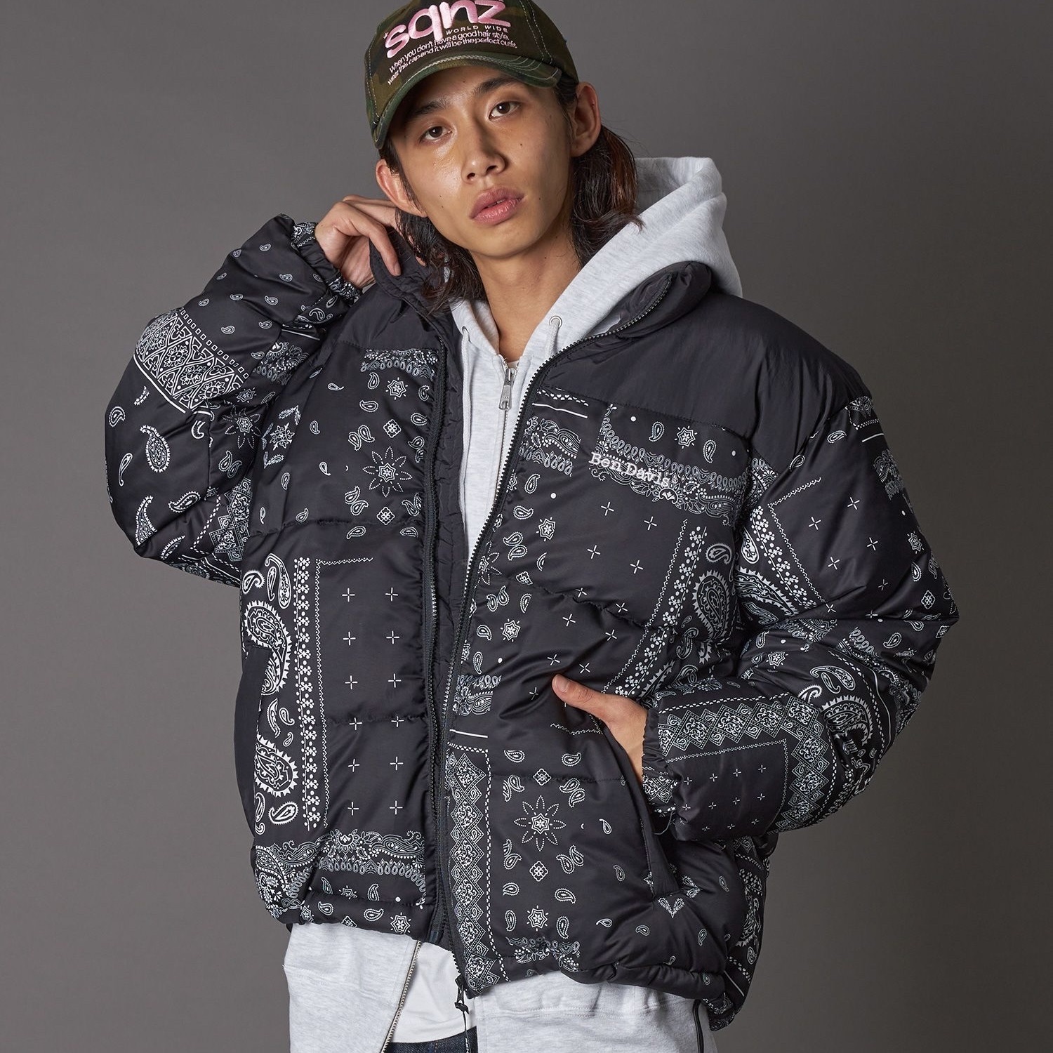 Ben Davis JP Paisley BD Puffer Jacket