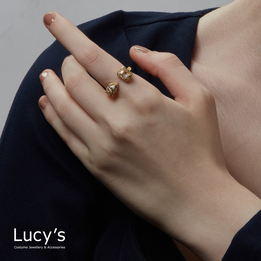 璀璨幾何 開口戒 (二色) (119518/119519)