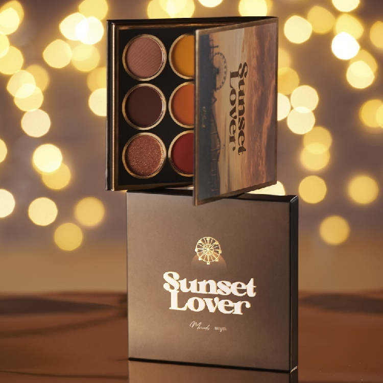 【盒損】SUNSET LOVER  9色眼影盤 (短效2026.10)｜贈聯名收納盒