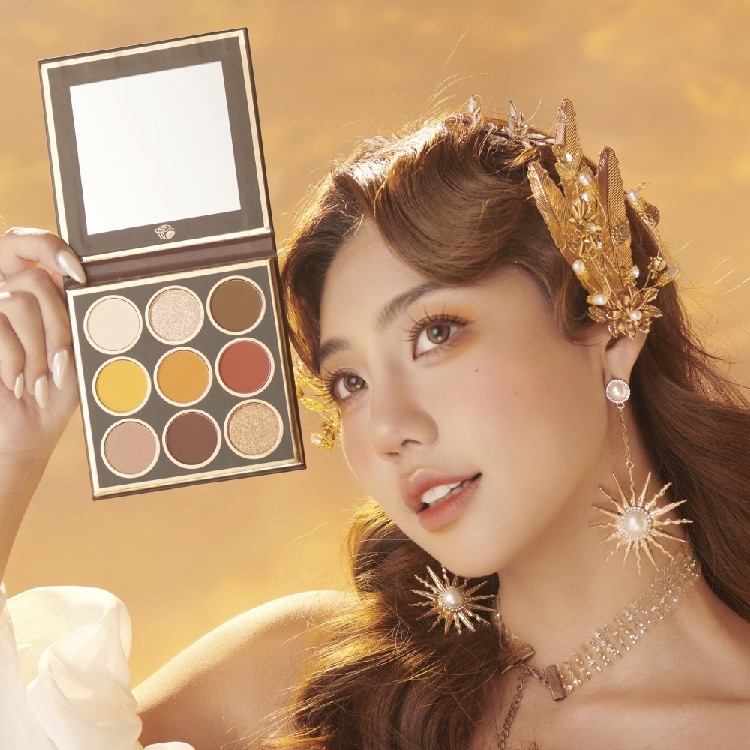 【盒損】SUNSET LOVER  9色眼影盤 (短效2026.10)｜贈聯名收納盒