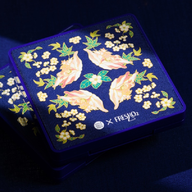 珍藏故宮 紫地繁花鳥語9色眼影盤 (短效2026.12)