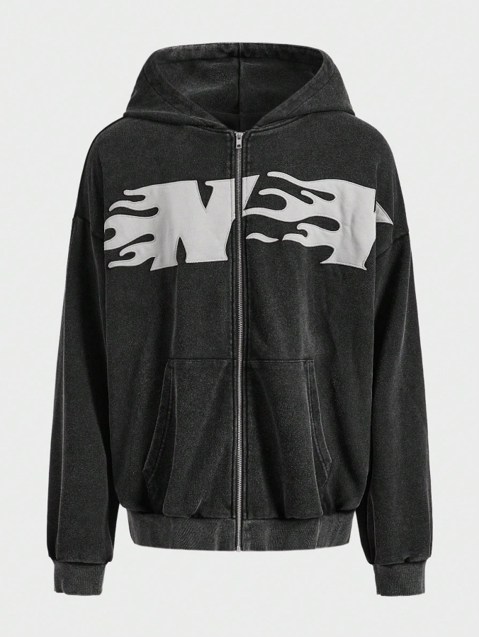 KADMAX大尺碼-秋冬長袖帽外套〈CATW2480〉