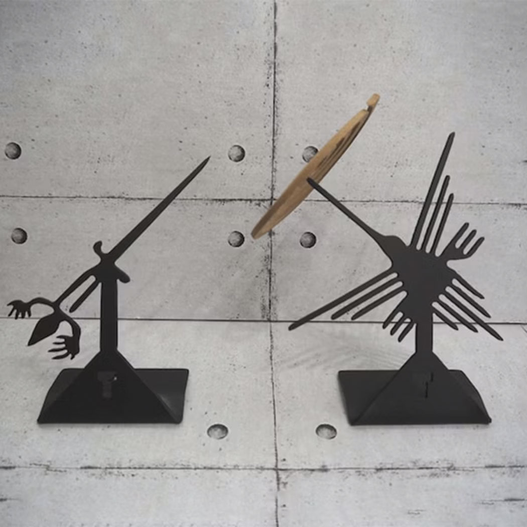 【TETSUZAN】桌上型蚊香架・納斯卡線條 (蜥蜴 / 小鳥)