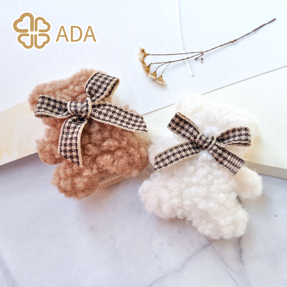 ADA 毛絨熊熊壓夾〈全2色〉