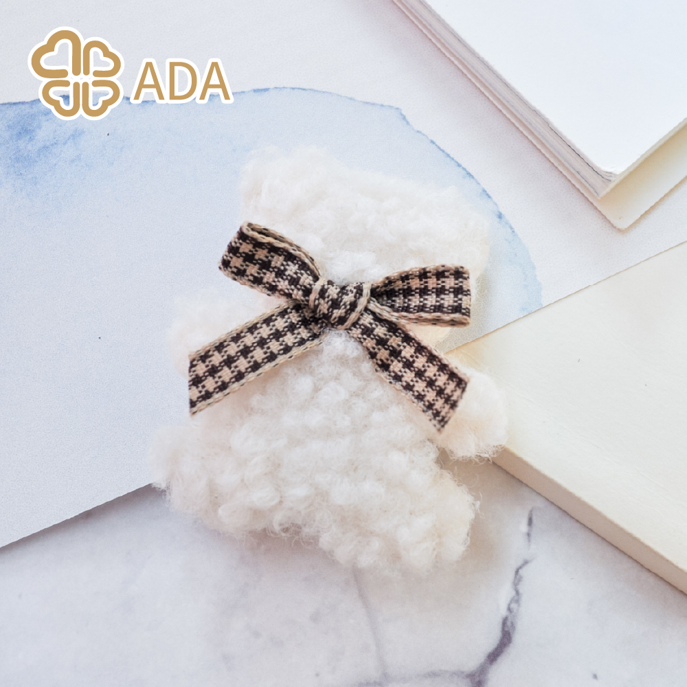 ADA 毛絨熊熊壓夾〈全2色〉