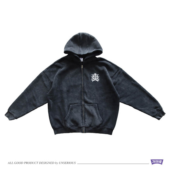 不正經 爽 水洗拉鍊帽夾 US056