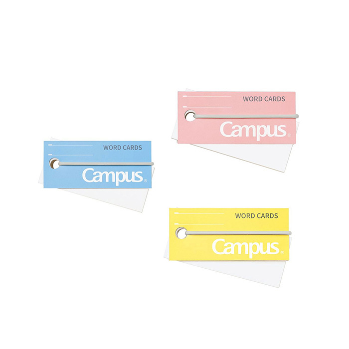 KOKUYO Campus綁帶單字卡(85枚)_黃