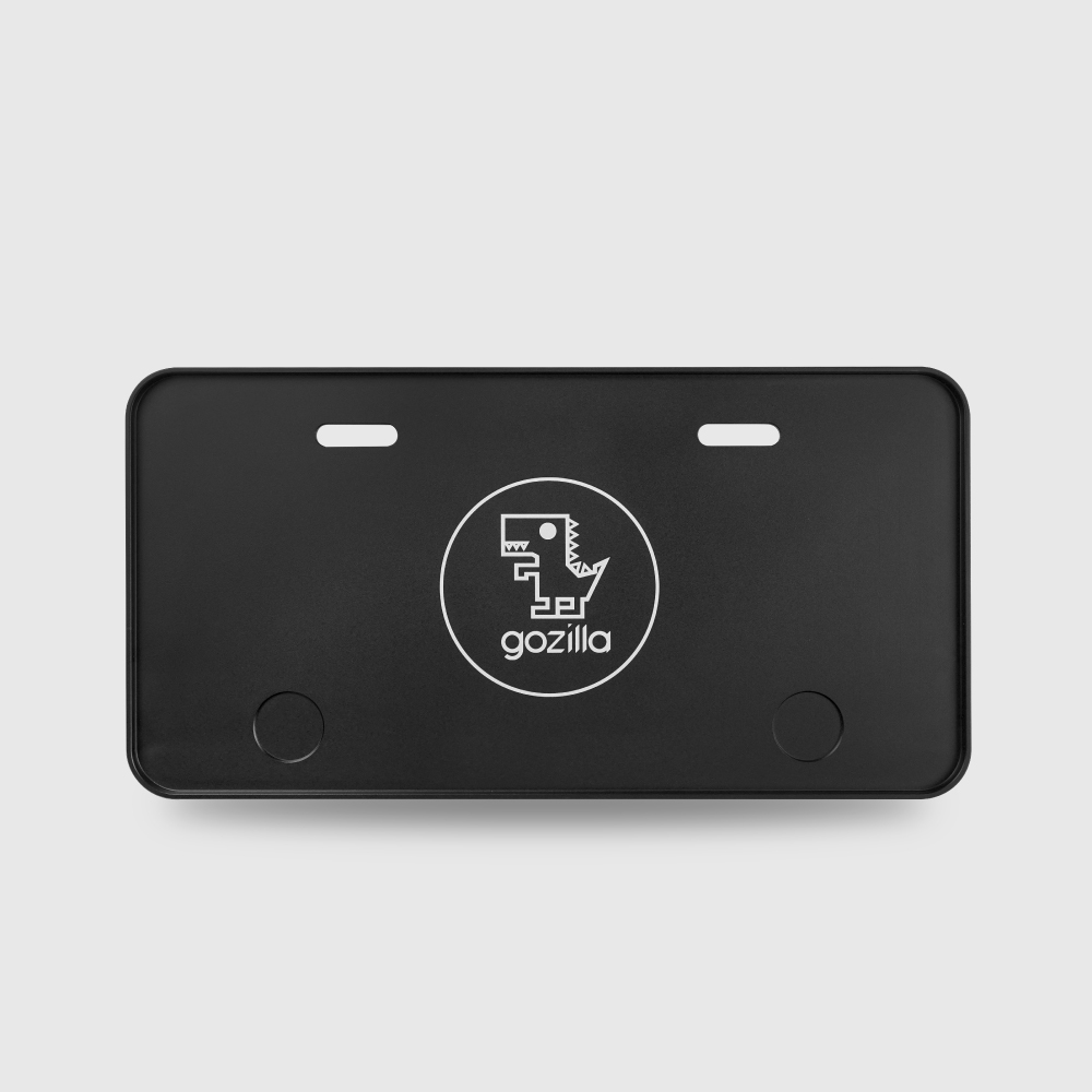 機車通用型配件｜車牌強化保護框【紅/黃牌款】