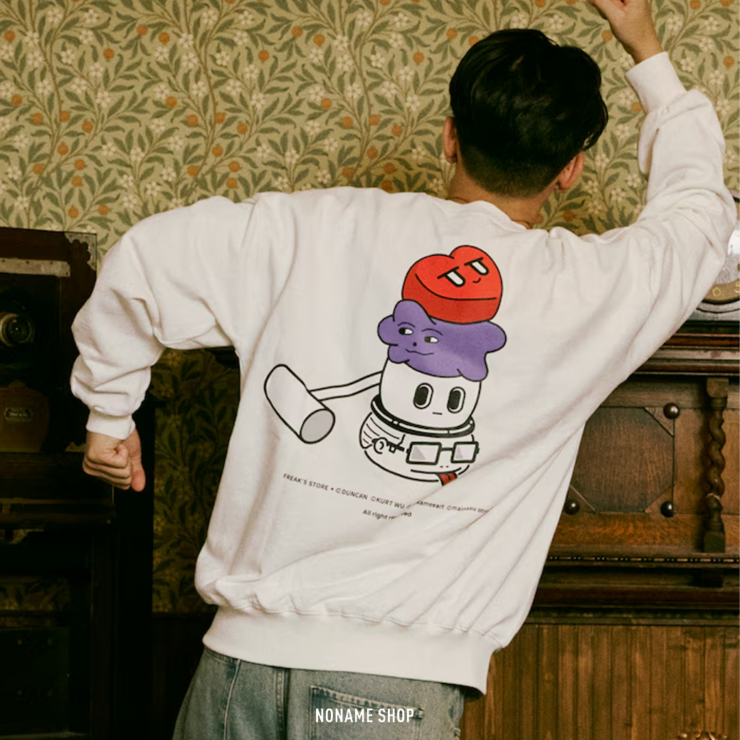 FREAK'S STORE X KURTS FRIENDS SWEAT 朋友 大學T 聯名 三色 (男款)
