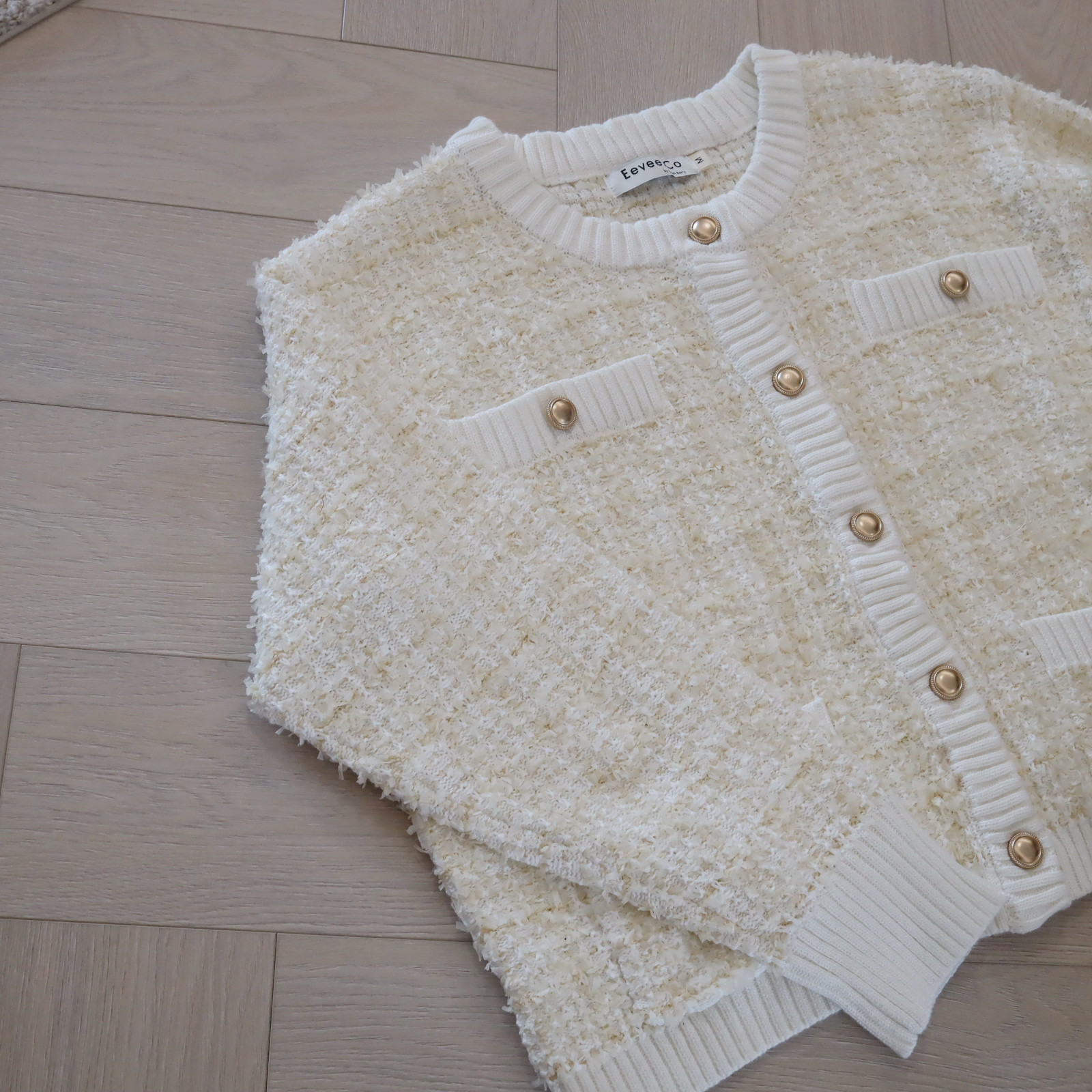 現貨 7082 Classic Tweed Jacket in Ivory