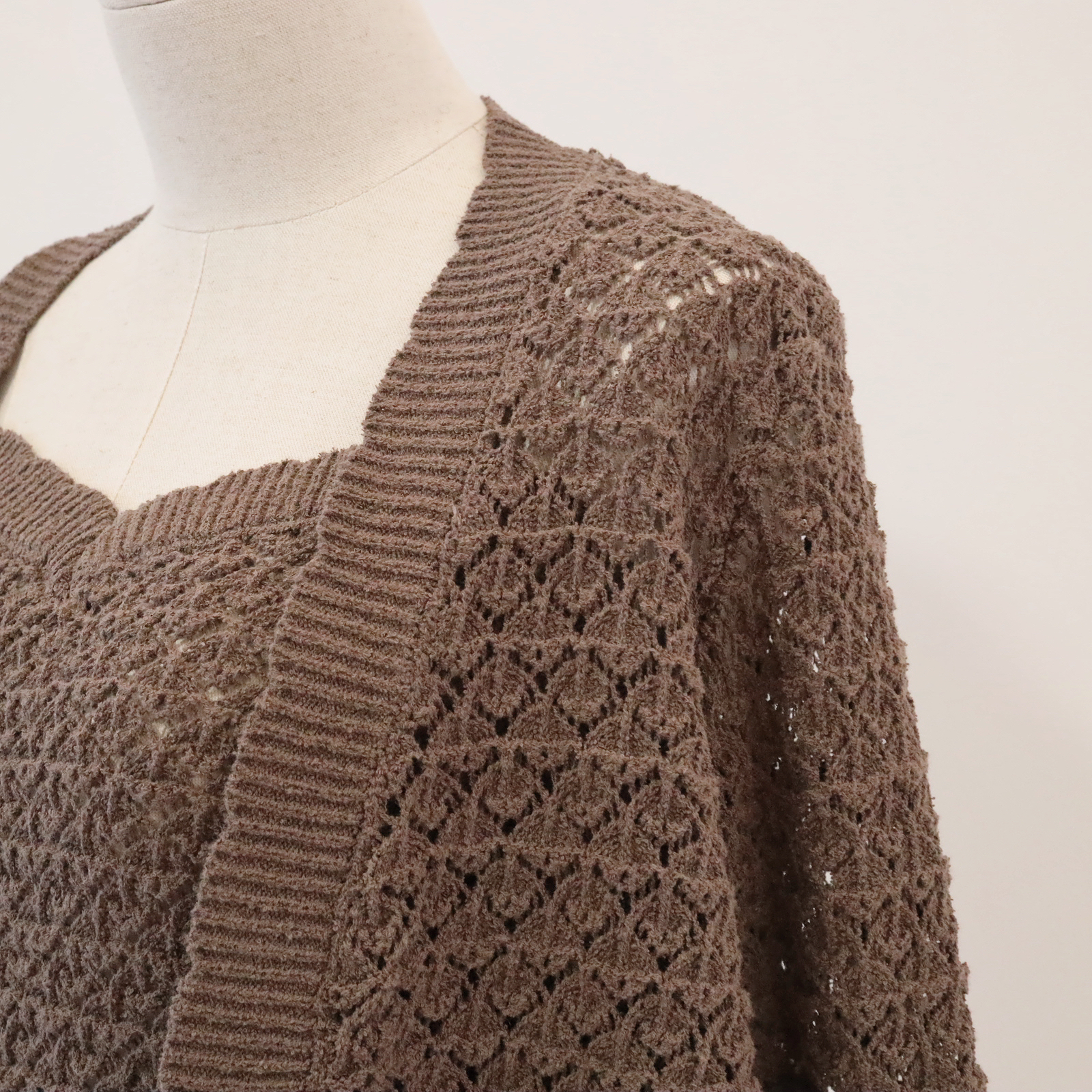 現貨 7115&nbsp;美拉德啡&nbsp;針織線衫套裝