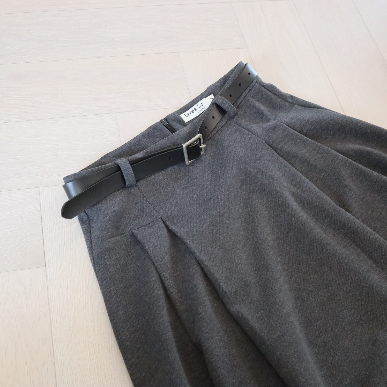 現貨 7118 收胯顯瘦高腰長裙 附送真皮皮帶