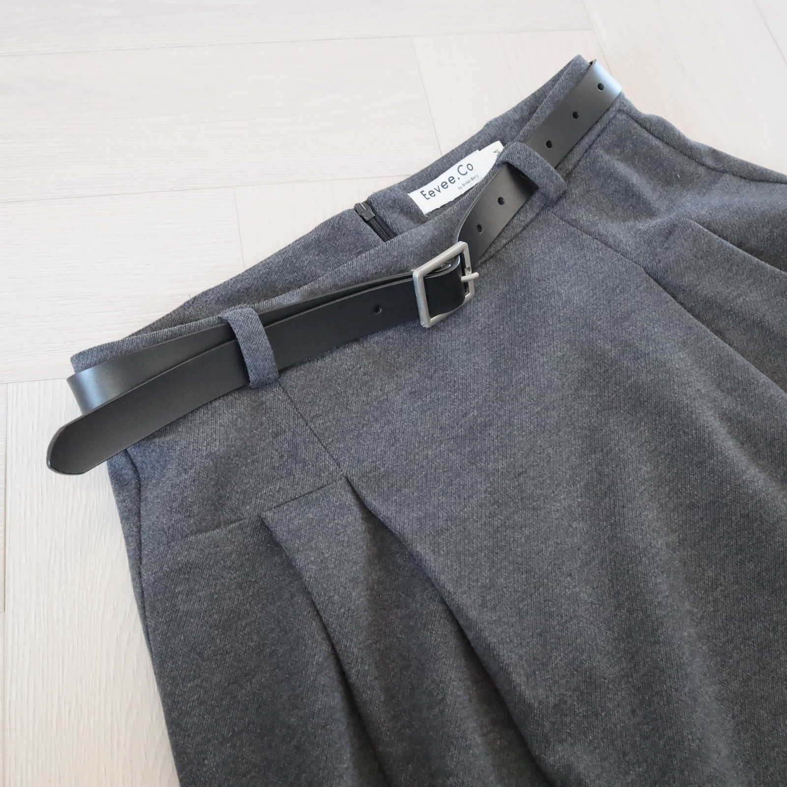 現貨 7118 收胯顯瘦高腰長裙 附送真皮皮帶