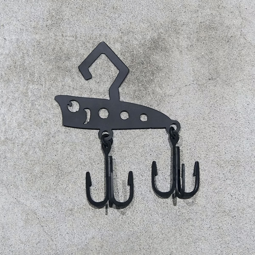 【TETSUZAN】魚鉤形狀掛鉤 (單鉤/雙鉤)