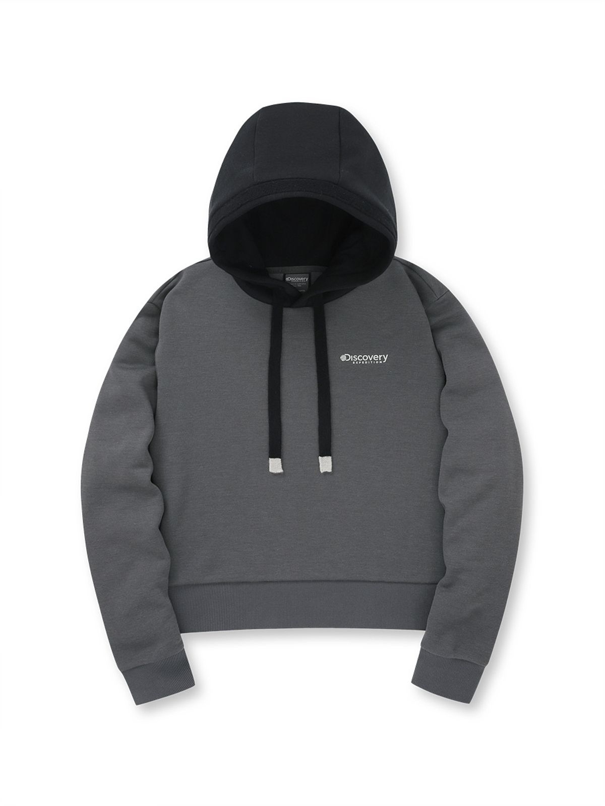 【代購】Discovery 探索 女 semi-crop fleece 半短版 毛絨 帽T 長袖 DWHD91046