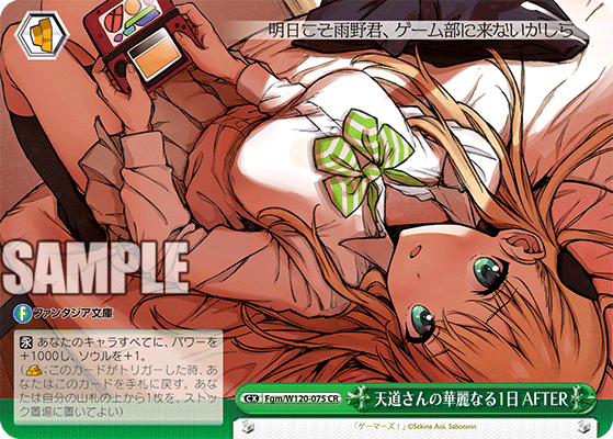 【Fgm/W120-075 CR】天道さんの華麗なる1日 AFTER