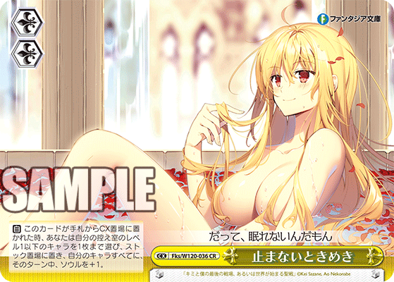 【Fks/W120-036 CR】止まないときめき