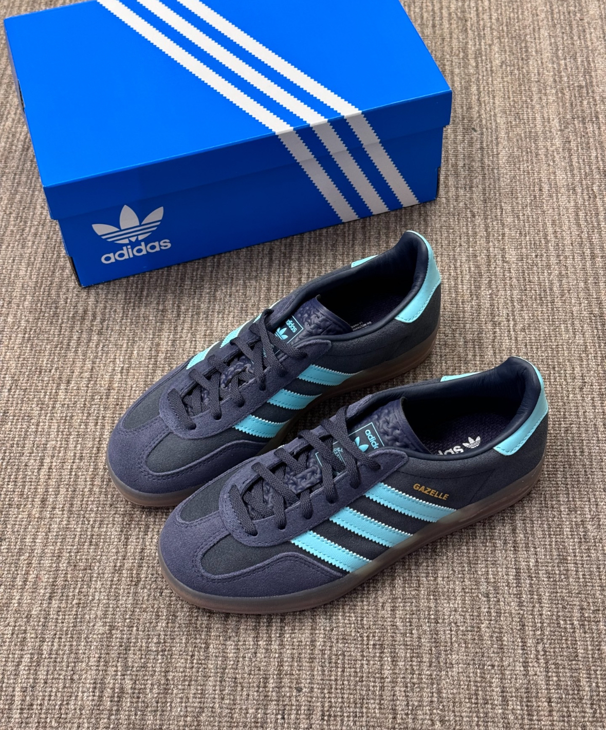 Adidas Originals Gazelle 藍莓蘇打 藏藍色 藍綠色 麂皮 復古 德訓鞋 JI2587/預購