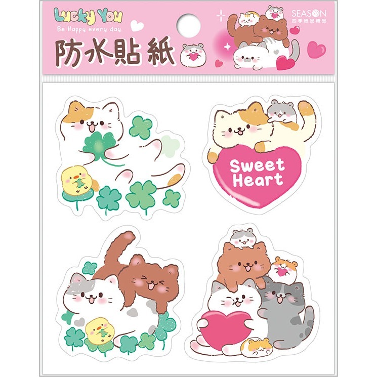 四季紙品 透明防水貼紙 【TZ5019】