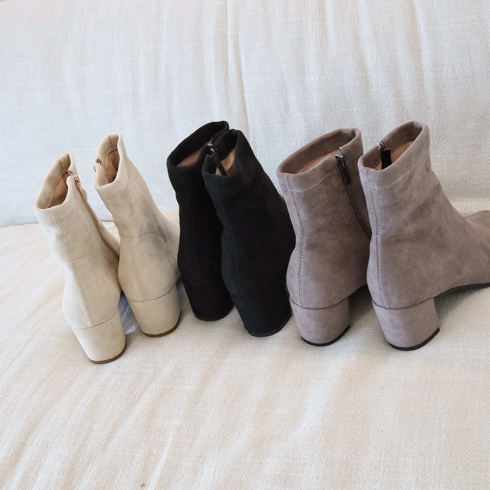 預訂 升級版 AW1101 Suede Ankle Boots